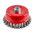 Wire Cup Brush Twisted 125mmxm14 With 0.80mm Wire Bulk